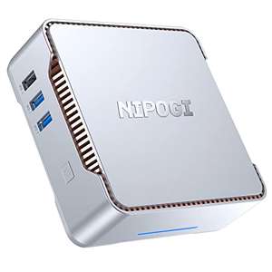 Mini PC Nipogi - Celeron J4125, 12Go RAM DDR4, 256Go SSD, Wi-Fi 5GHz + Bluetooth, Windows 11 (Vendeur tiers)