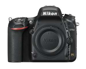 Appareil photo Reflex numérique Nikon D750 - Boitier nu, Capteur plein format 24 MP (Occasion - Bon état)