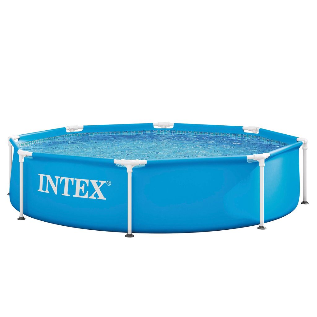 Piscine Intex - Metal Frame Ronde Tubulaire, (ø) 2,44 x (h) 0,51m, 1828 Litres