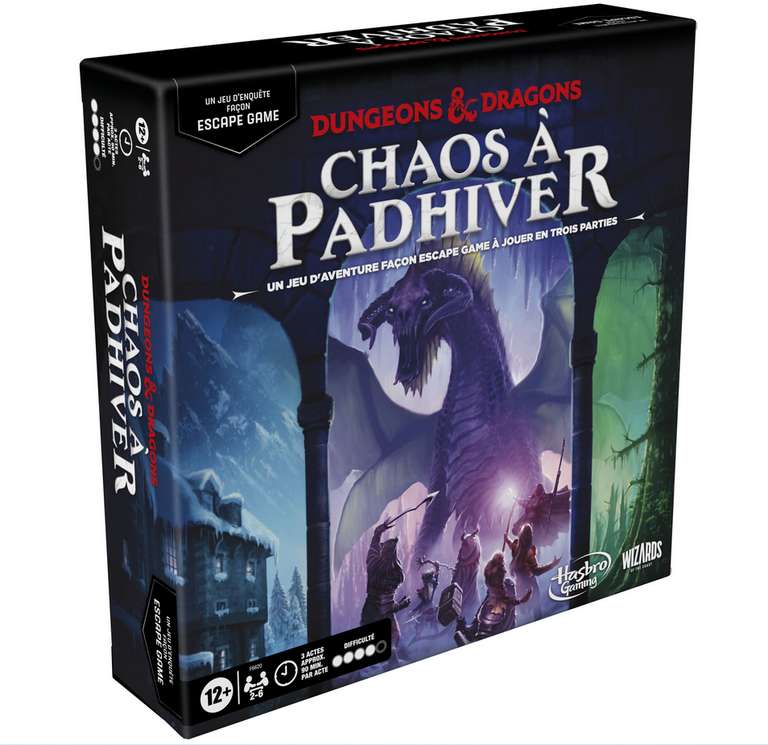 Chaos à Padhiver - Donjons et Dragons Hasbro Gaming : King Jouet, Jeux de  société Adultes Hasbro Gaming - Jeux de société