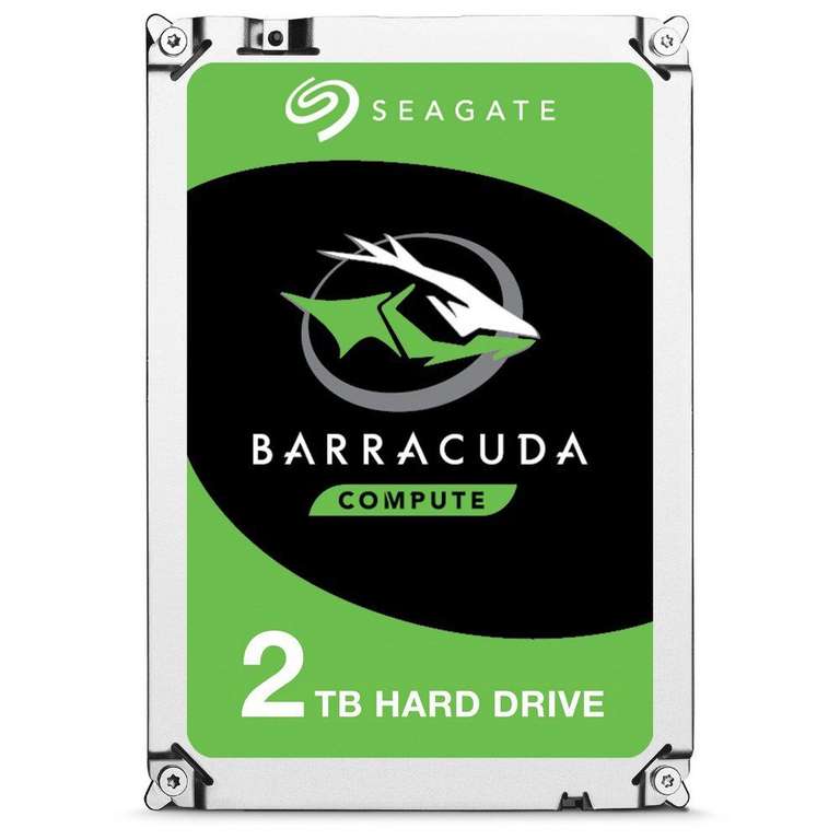 Disque dur interne 3.5" Seagate BarraCuda (ST2000DM008) - 2 To, 7200 tr/min