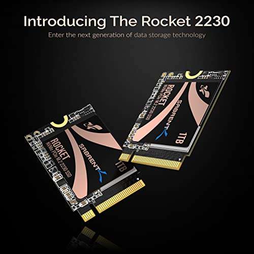 SSD interne Sabrent Rocket 2230 NVMe 4.0 1TSB-2130 - 1 To (Vendeur Tiers)