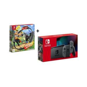 Console Nintendo Switch + Jeu Ring Fit Adventure (via 30€ fidélité)