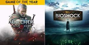 The Witcher 3: Wild Hunt – Game of the Year Edition ou Bioshock: The Collection sur PS4/PS5 (Dématérialisé)