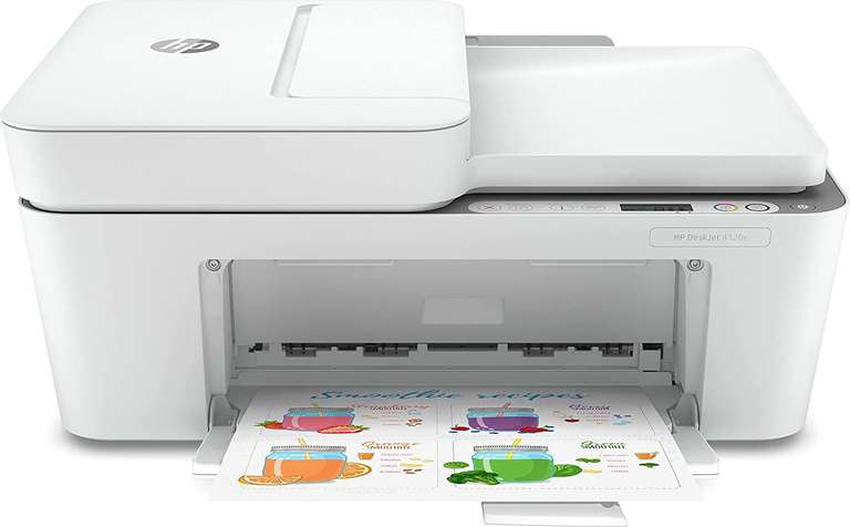 Imprimante DeskJet 4120e - Jet d'encre couleur – 6 mois d’Instant Ink inclus avec HP+ (Frontaliers Belgique)