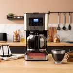 Cafetière programmable Cecotec Coffee 66 Smart Plus - 980 W,12 tasses, ExtemAroma et AutoClean, Écran LCD, acier inoxydable, 1,5 L.