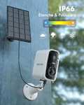 Caméra de Surveillance Yeskamo - 2K, WiFi, Exterieure sans Fil Solaire, Vision Nocturne Couleur (Vendeur tiers)