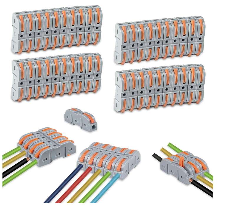 Uootach Connecteurs Electriques Rapide avec Levier, connecteur de fil 40  Pièces (Vendeur tiers) –