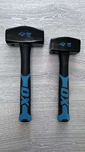 Marteau OX Tools avec manche en fibre de verre, 0.9 kg
