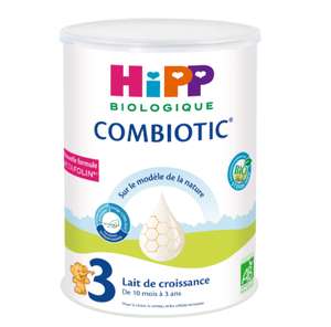 Lot de 3 boîtes de lait Bio Hipp combiotic croissance - 3 x 800g