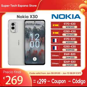 Smartphone Nokia X30 8+256Go,Version Globale