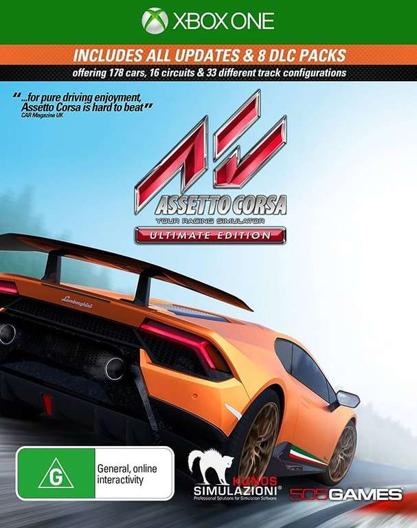 Assetto Corsa Ultimate Edition sur Xbox One/Series X|S (Dématérialisé - Store Argentine)