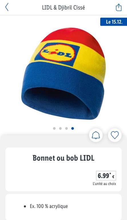 Bonnet ou bob LIDL