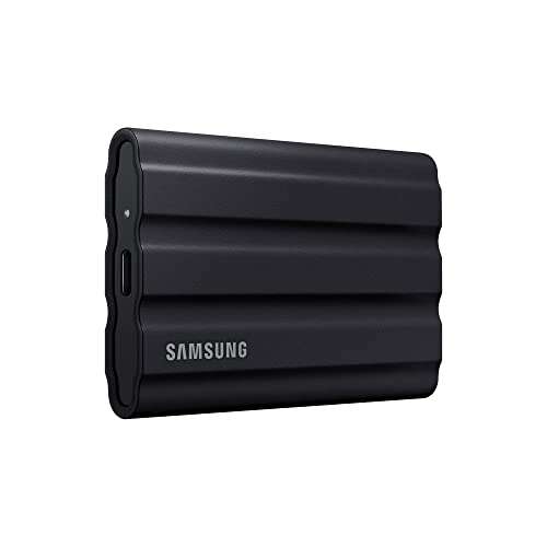 SSD externe Samsung T7 Shield - 4 To, Type-C, Résistant aux chocs, IP65, Noir (Via coupon)
