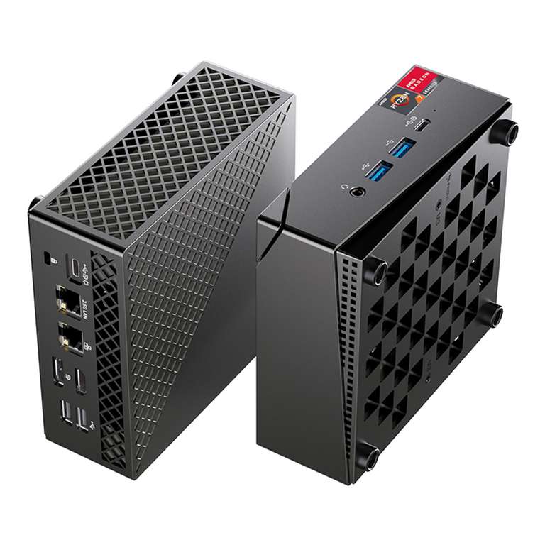 Mini PC T-bao MN57 - AMD Ryzen 7 5700U (8 cœurs), RAM 32 Go, SSD 1 To, WiFi 6, BT 5.2, Triple Display, 2xLAN, W11 (Entrepôt EU)