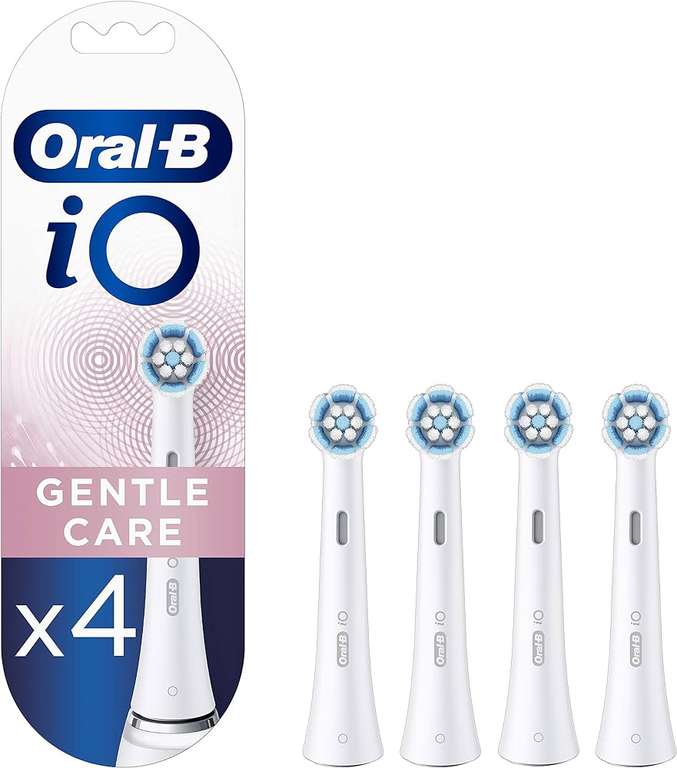 Lot de 4 brossettes iO Oral-B – Différentes variétés (via 23,92€ sur la carte fidélité et BDR 2€)