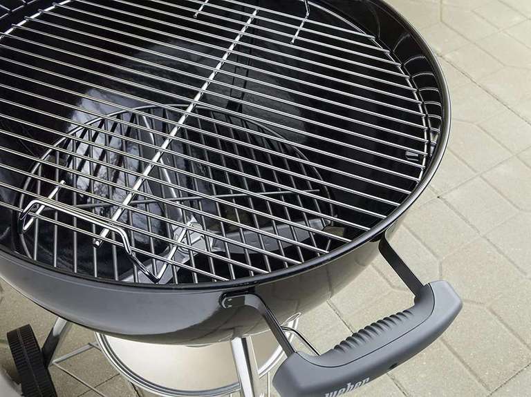 Barbecue à charbon Weber Classic Kettle - Ø47 cm, Thermomètre intégré, Noir (Ø57 cm à 139,30€) - 73,30€ pour les CDAVs
