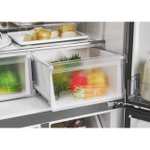 Réfrigérateur-congélateur CANDY CFQQ5T817EPS - 467L - 35dB - No Frost - Classe E - Silver - L x P x A (mm) 833x650x1815