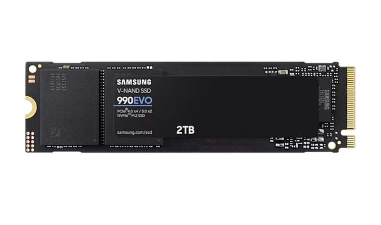 [Unidays, Ulys, The Corner, Macif] SSD interne M.2 NVMe 5.0 Samsung 990 Evo (MZ-V9E2T0BW) - 2 To