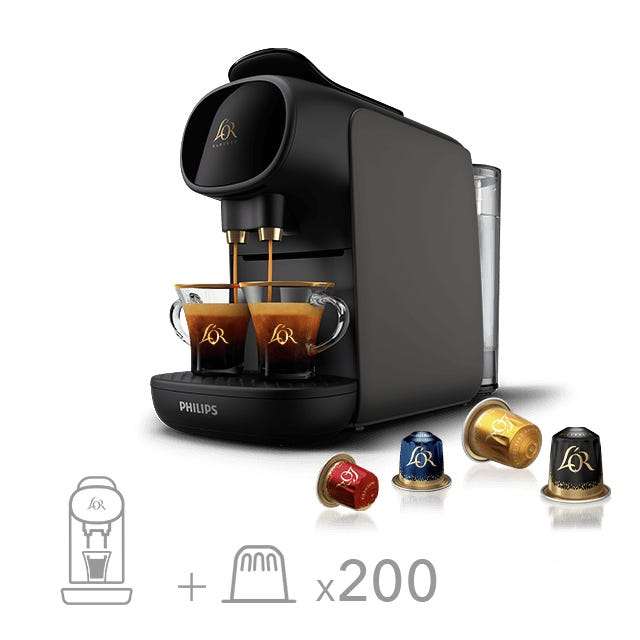 Machine à café Philips + 200 Capsules L'Or