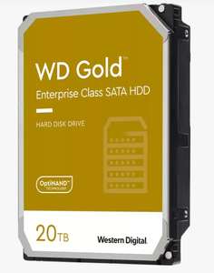 Lot de 2 disques durs internes 3.5" Western Digital Gold - 2x20 To