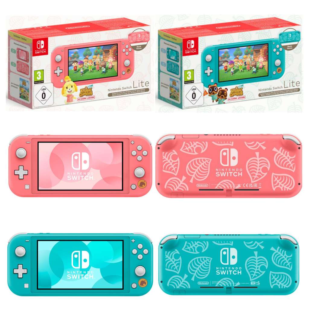 Console Nintendo Switch Lite Édition Animal Crossing (Marie ou