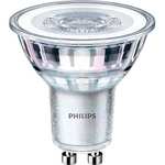 Lot de 10 ampoules LED Spot Philips - GU10, 4.6W (355 lm) Blanc Chaud