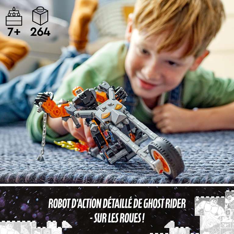 LEGO Marvel 76245 : Le Robot et la moto de Ghost Rider (coupon)
