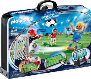 Jouet Playmobil 70244 - Grand terrain de football transportable