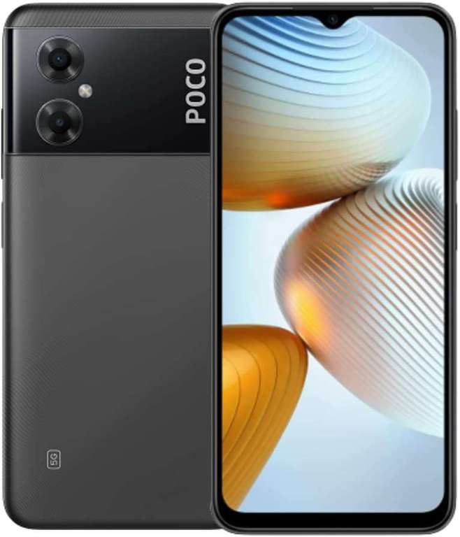 Smartphone 6.43" Xiaomi POCO M4 5G - FHD+ 90Hz, Dimensity 700, RAM 4 Go, 64 Go, 50 MP, 5000 mAh (Entrepôt France)