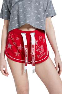 Pantalon de survêtement Femme Jeremy Meeks - Strass Ilva - Rouge (Plusieurs tailles disponibles)