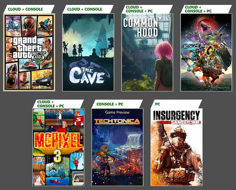 Exoprimal, Grand Theft Auto V, Techtonica et plus rejoignent le Xbox Game Pass