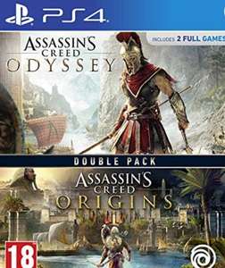 Jeu Assassin's Creed Origins + Assassin's Creed Odyssey sur PS4 (vendeur tiers)