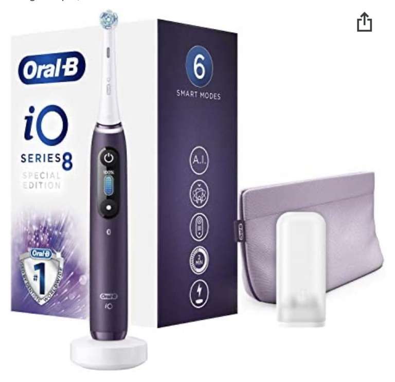 [Prime] Brosse à dents électrique Oral B iO Series 8s - Violet