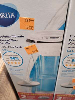 Carafe filtrante en verre Brita + 2 cartouches Maxtra Pro (Via ODR