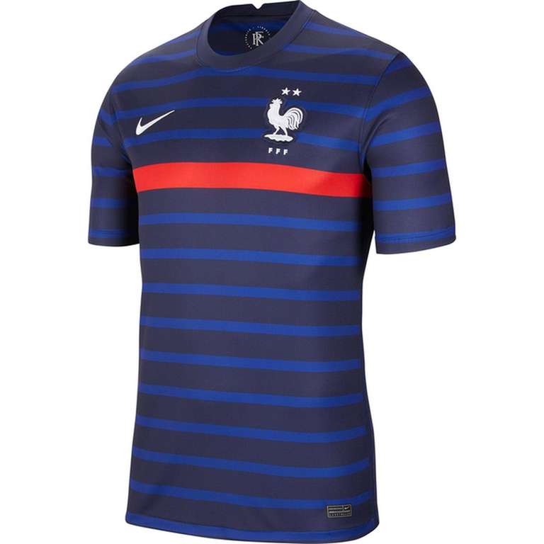 Maillot de football Nike France domicile homme 2020-2021 (plusieurs tailles)