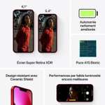 Smartphone 6.1" Apple iPhone 13 - 512 Go, Rouge (+ 100€ à cagnotter pour les membres CDAV)