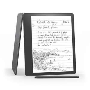 Carnet de notes numérique Kindle Scribe - 16 Go, Ecran Paperwhite 10,2", Stylet premium