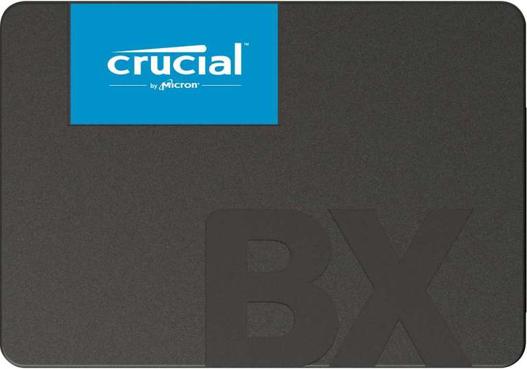 SSD Interne 2.5" Crucial BX500 CT480BX500SSD1 - 480 Go (3D NAND, SATA)