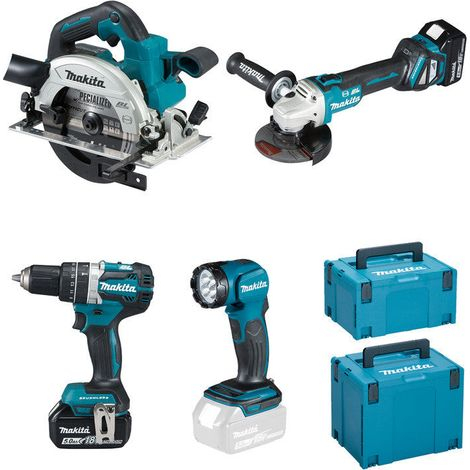 Pack 4 machines + 2 batteries + chargeur