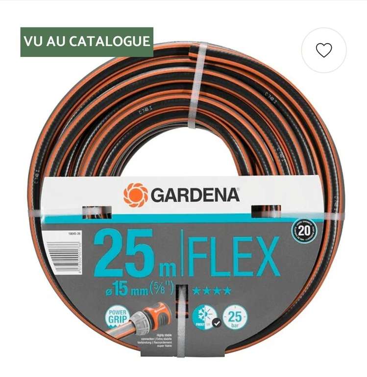 Gardena Tuyau Flex - L25mxD1,5cm