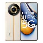 Smartphone 6.7" Realme 11 Pro 5G - Full HD+ AMOLED 120 Hz, Dimensity 7050, 8 Go RAM, 128 Go, Charge 67W (beige ou noir)