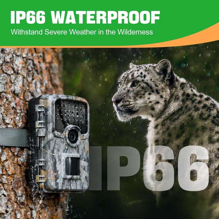 Caméra chasse Coolifepro - 48MP, HD, WiFi (Vendeur Tiers)