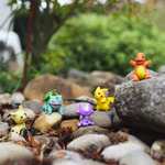 Pack de 6 figurines Bandai Pokémon Vague 3 - Pikachu, Carapuce, Salamèche, Bulbizare, Mimiqui,Toxizap - JW2684