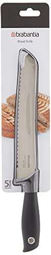 Couteau à pain Brabantia 120626 - Taille XL, Dark Grey