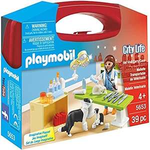 Jouet Playmobil City Life Mallette transportable de vétérinaire (5653)