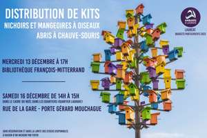 [Habitants] Distribution gratuite de kits nichoirs et mangeoires à oiseaux /abris à chauve-souris - Ambarès-et-Lagrave (33)
