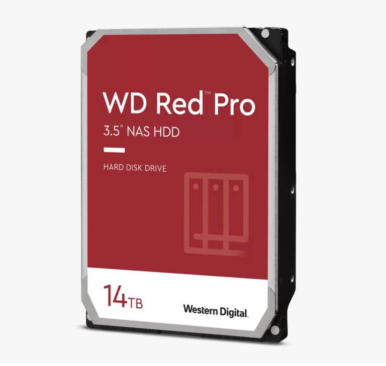 Lot de 2 Disque dur interne 3.5" Western Digital WD Red Pro - 14 To