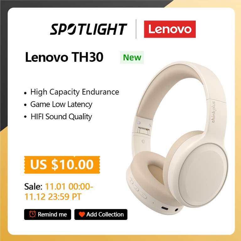 Écouteurs sans-fil Lenovo TH30