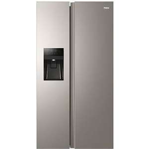 Réfrigérateur américain Haier HSR3918FIMP - 515L (337+178), No Frost Multiflow, 90.8cm x 177.5cm, Gris platinium